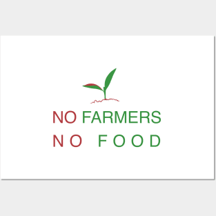 No Farmers, No Food Posters and Art